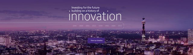 BT Annual Report Review 2015 Timeline Section