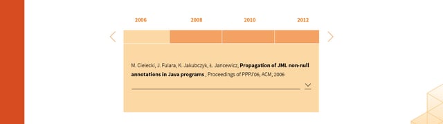 Sparkbit Timeline Section