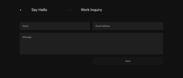 Charlie Isslander Contact Form Preview