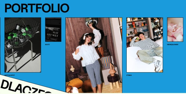 Bento Grid - Portfolio section