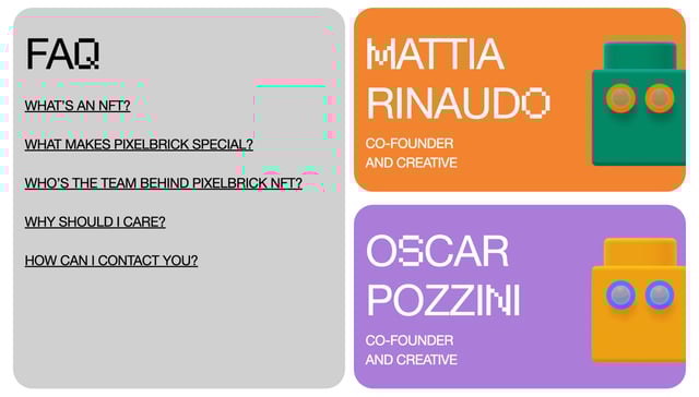 Pixelbrick FAQ Accordion Preview