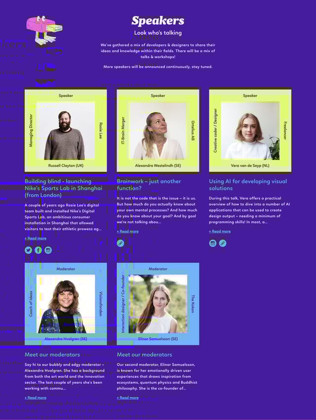 Confront Speaker List Preview