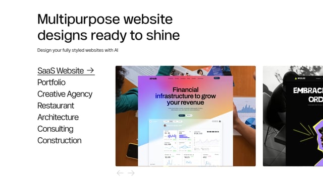 Modulify Feature Carousal Preview