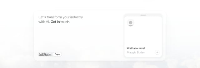 Contact Form section