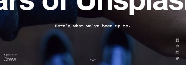 3 Years of Unsplash Scroll Hint Preview