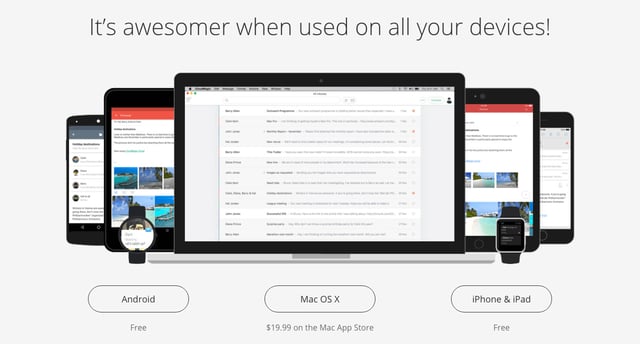 CloudMagic on Mac Device Mockup Preview