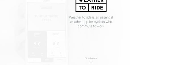 Weather to ride Scroll Hint Section