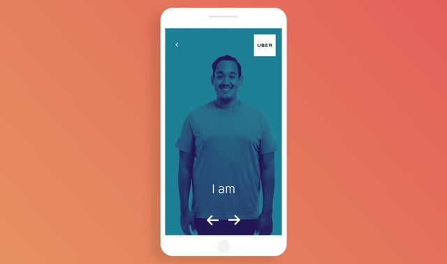 Uber Sign Language Device Mockup Preview