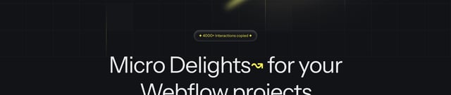 Micro-Interactions Eyebrow Text Preview