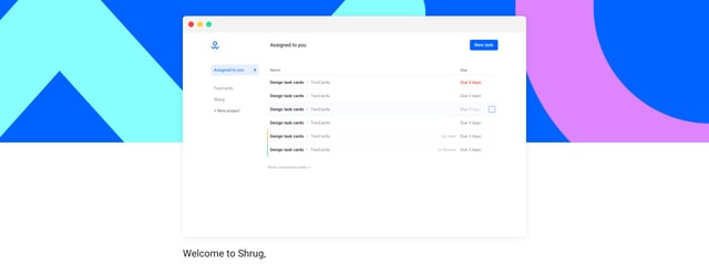 Shrug Screenshots Section