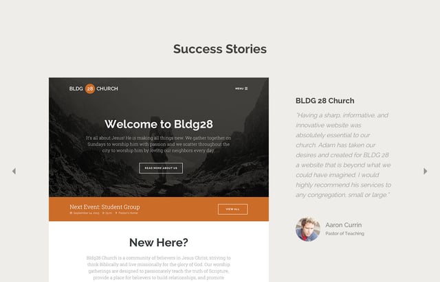 wptheory Testimonial Slider Preview