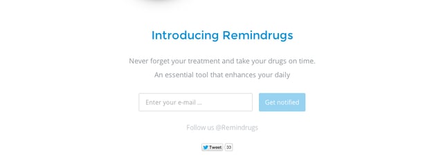 Remindrugs Lead Capture Preview