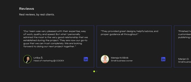 Diligent flow Testimonial Slider Preview