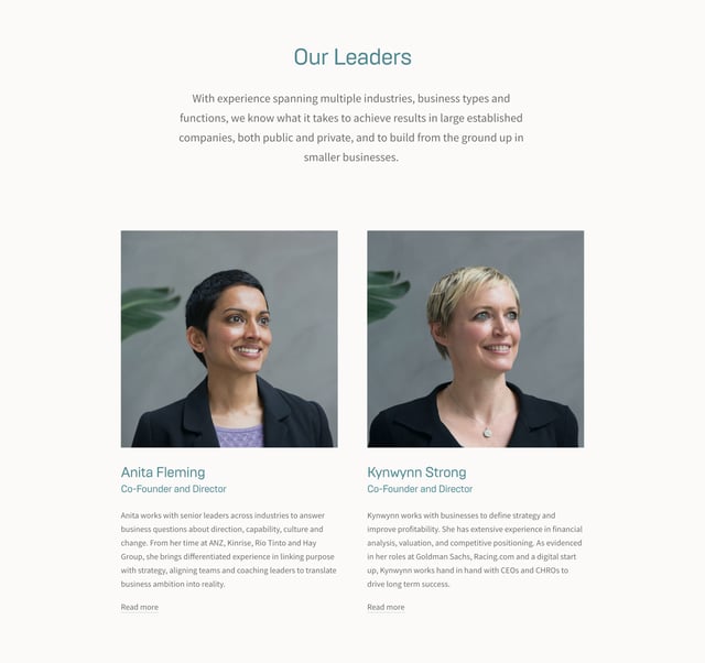 FourFold Consulting Team Preview