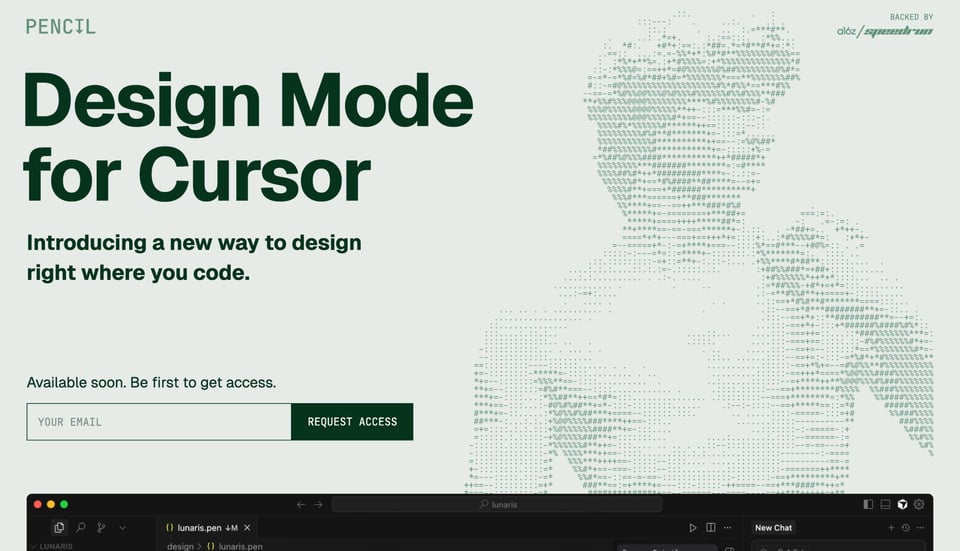 Lead Capture Hero section on Pencil section design
