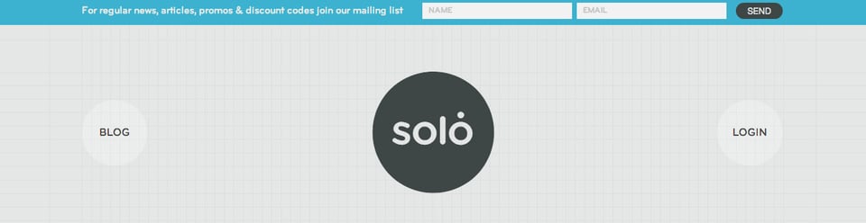 Newsletter section on Thrive Solo section design