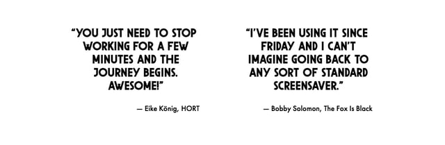 Saver Screensson Testimonials Preview