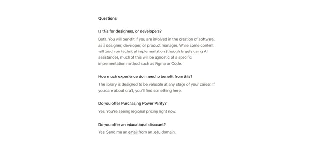 Interface Craft FAQ Grid Preview