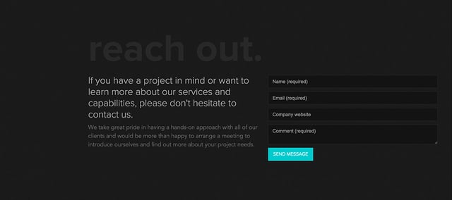 Han+Celso Contact Form Preview