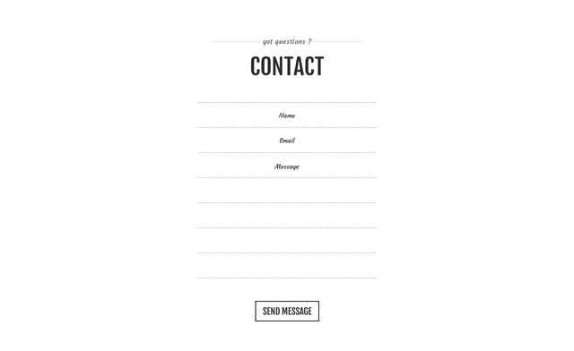 Sanseveria Bagelsalon Contact Form Preview