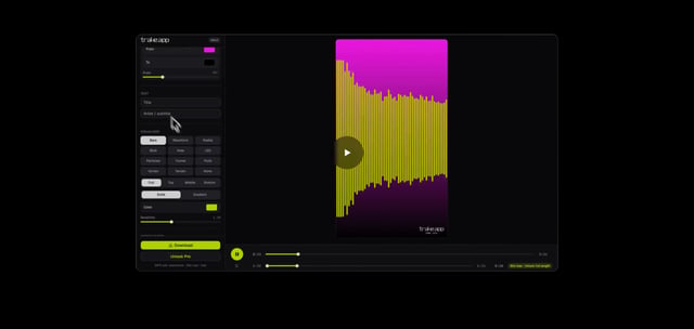Trake.app Looping Product Demo Preview