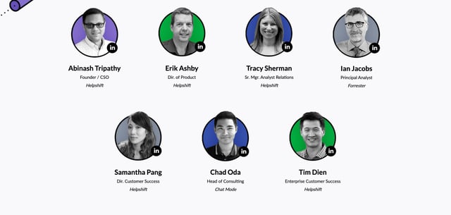 Helpshift MBA Webinar Series Speaker List Preview