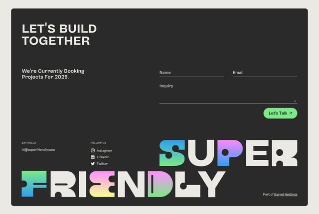 SuperFriendly Contact Form Preview