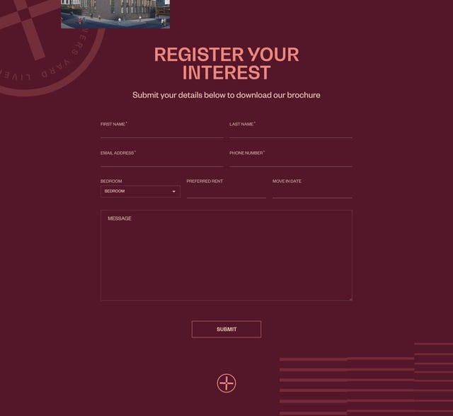 Milliners Yard Contact Form Preview