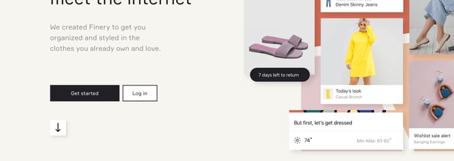 Finery Scroll Hint Section