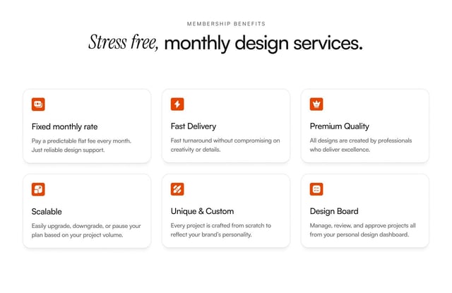 LineaDS Bento Grid - Features Preview