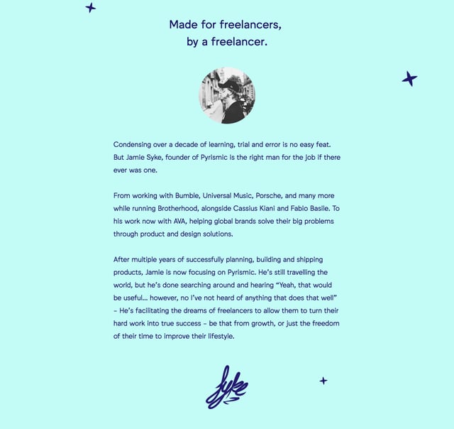 Pyrismic Biography Preview