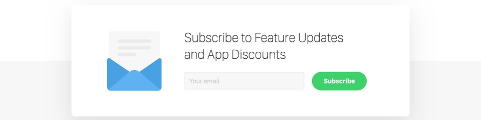 Newsletter section on Time Zone Converter section design