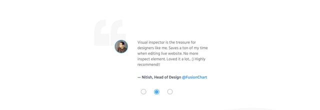 Visual Inspector Testimonial Slider Preview