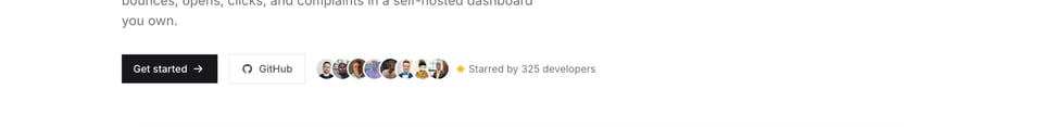 Avatar Stack section on Sessy section design