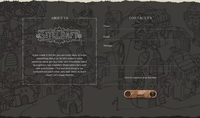 Sitecraft Contact Form Preview