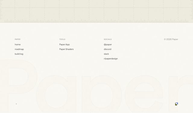 Paper Big Footer Preview