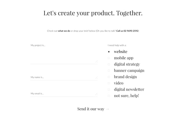 Feel Contact Form Preview