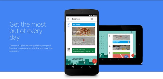 Google Calendar Device Mockup Preview