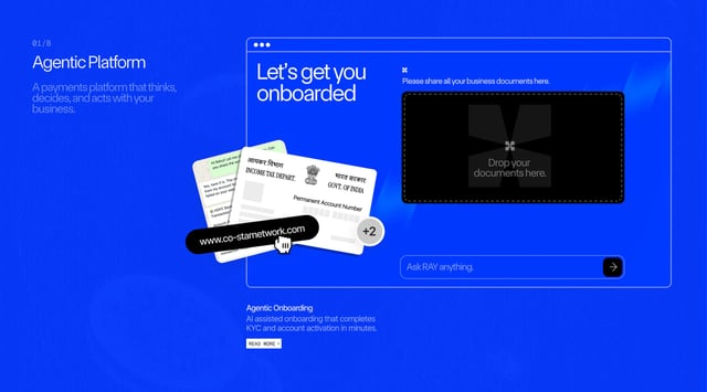 Razorpay Sprint 2026 Screenshots Section