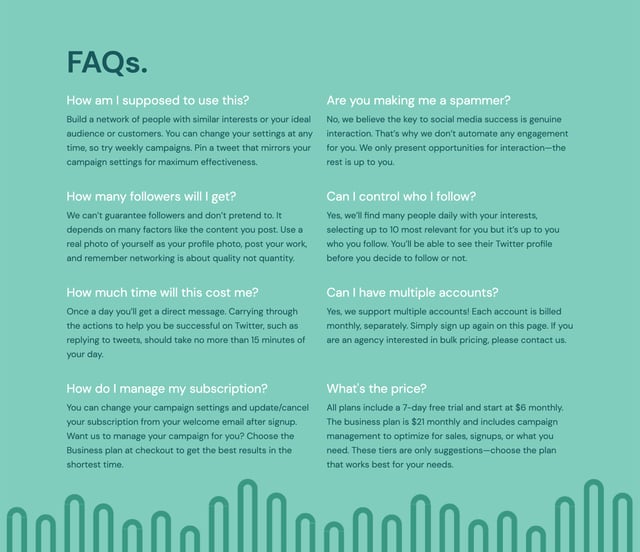 Hum FAQ Grid Preview