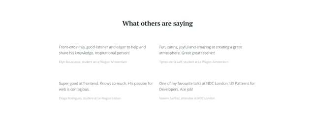 Jad Joubran Testimonials Preview