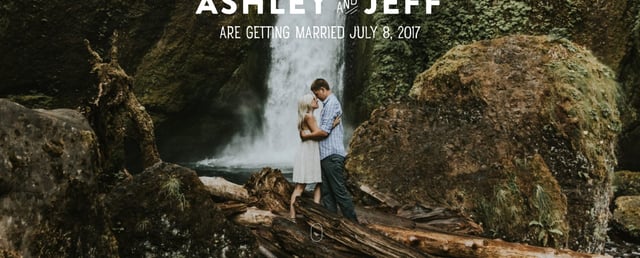 The Wedding of Ashley and Jeff Scroll Hint Preview