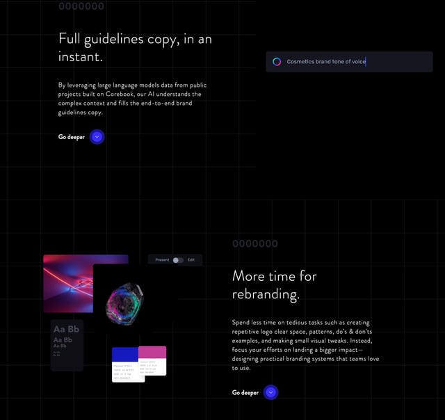 Corebook°Ai Z-Pattern Layout Preview