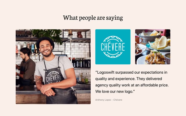 Logoswift Testimonials Preview