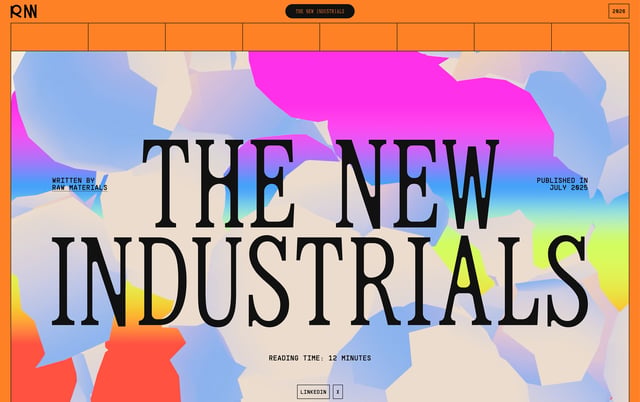 The New Industrials Infographics Preview