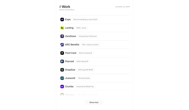 App&Flow Client Name List Preview