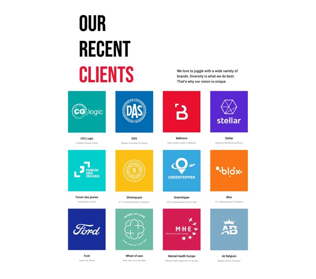 DARE.SEE Client Logo Grid Preview