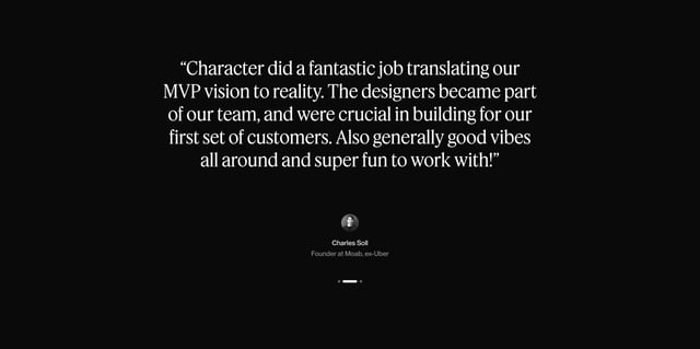 Character Testimonial Slider Preview