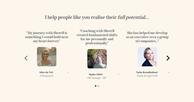 Move To Be More Testimonial Slider Preview