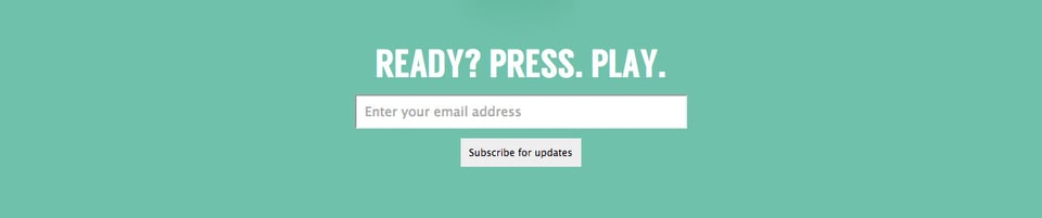 Newsletter section on Cedar Juice section design